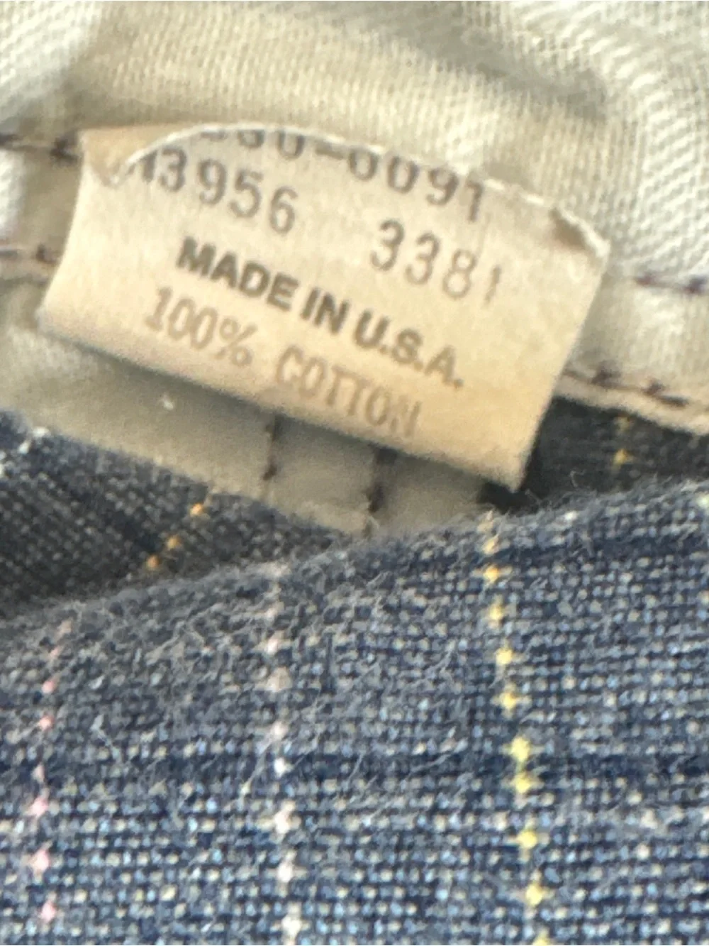 Oshkosh B’ Gosh 90s Rare Plaid Denim Overalls Size 12M